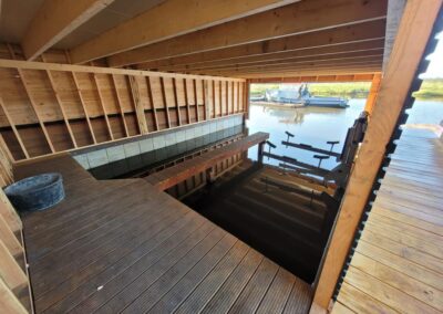schiphuis bootoverkapping boothuis friesland