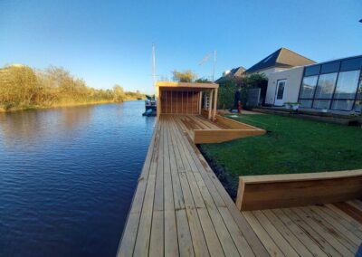 Vlonder en overkapping leeuwarden friesland